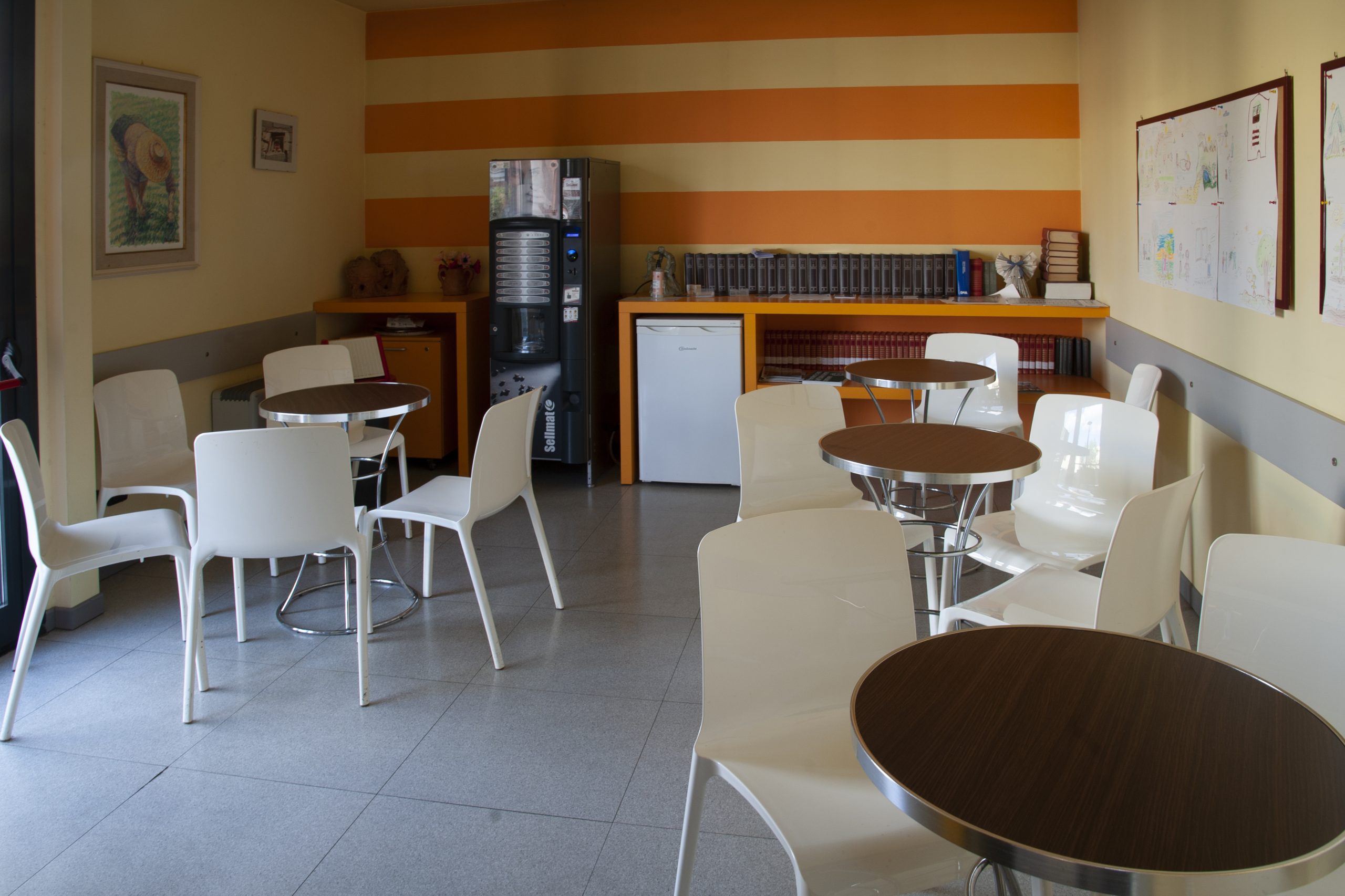 L’ingresso e la sala d’attesa